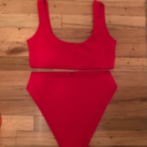 High waisted bikini
